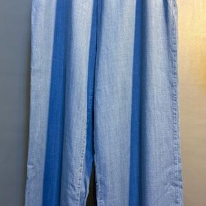 Philosophy Light Blue wide palazzo pants size L